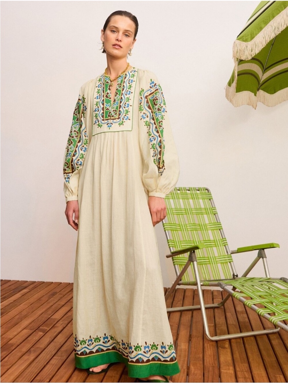 Alemais Bridgette Midi Tunic Dress, US2 4 6 8